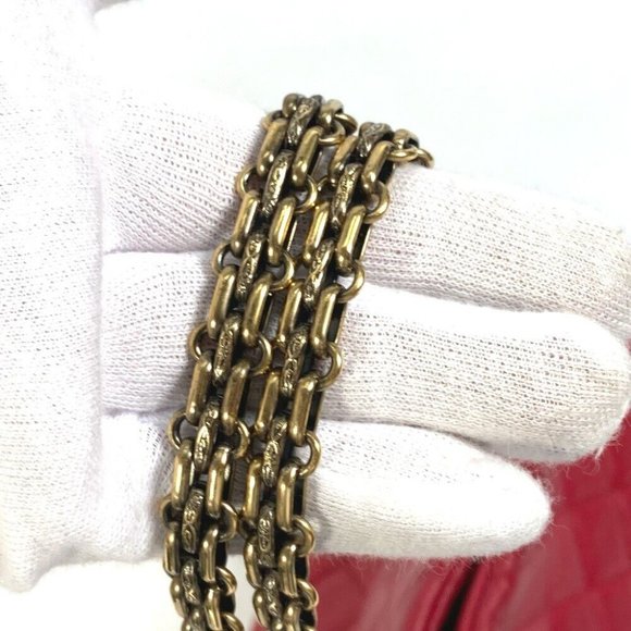 CHANEL CC CC Mark Matelasse Quilted Mini Boston Bag Double Chain Shoulder Bag - Picture 7 of 16